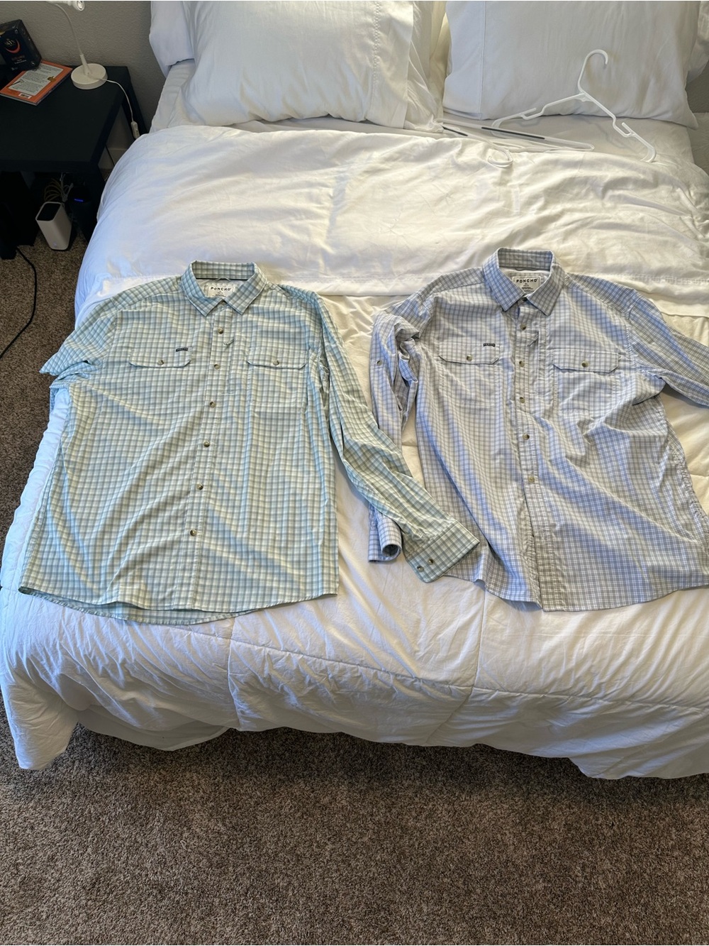 Two-Pack Men's Poncho XL Slim Fit shirts